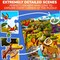 100 Pcs Jigsaw Puzzle for Kids | Safari Animals Learning Game
